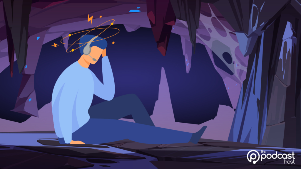 A frustrated podcaster recording in an echoey cavern. What is reverb, and how to fix it