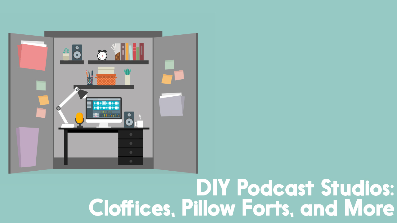 DIY podcast studios home podcast recording