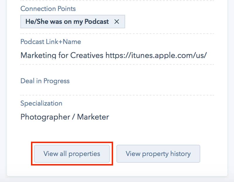 How to manage the podcast guest information