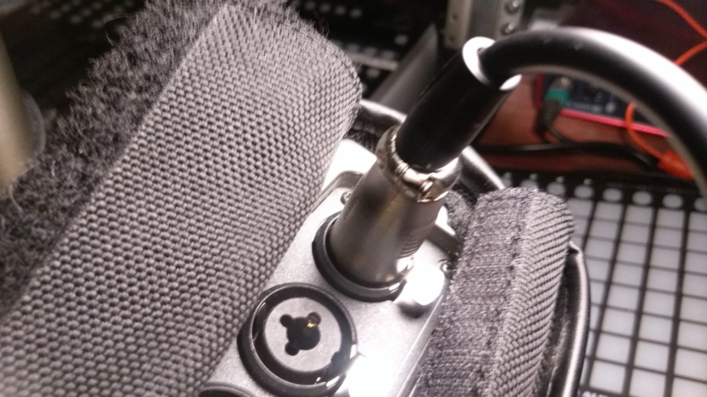 Connect XLR to Recorder