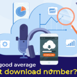 average podcast downloads