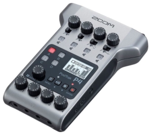 zoom podtrak p4 digital recorder - best podcast mixer alternative