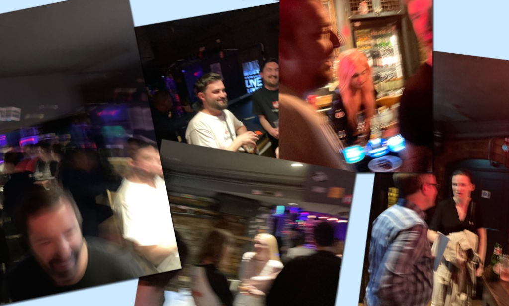 random, slightly fuzzy photos from the Bad Podcasters meet up.