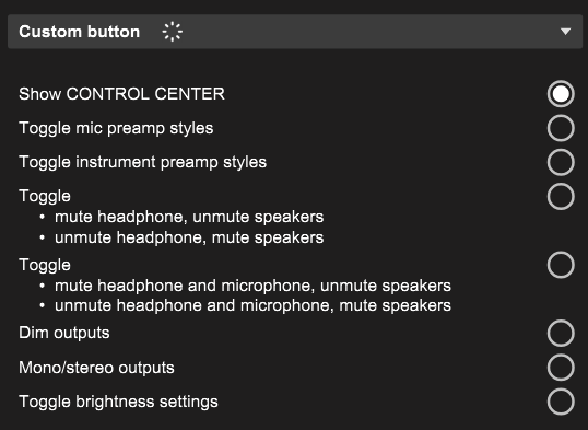 Connect 2's custom button