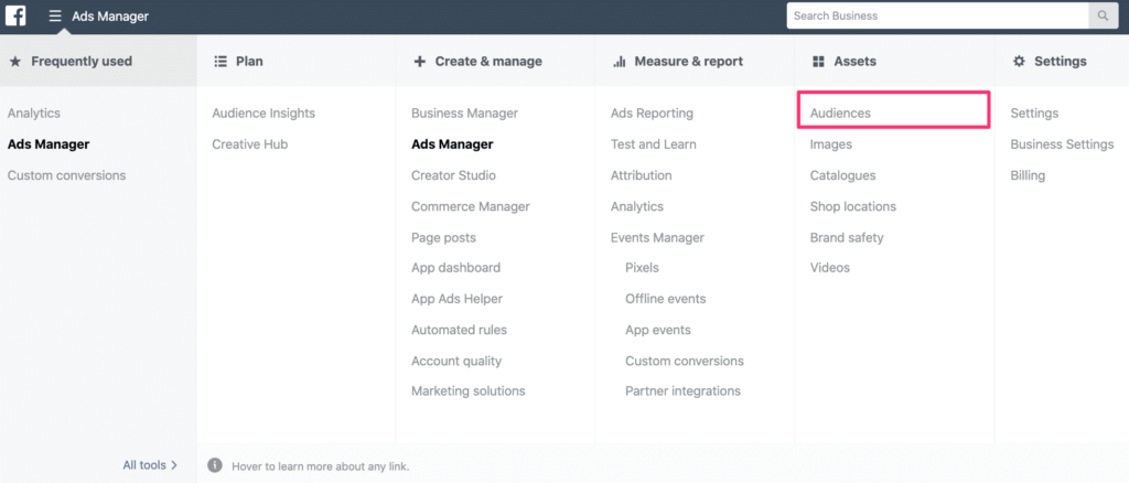 Facebook Ads Manager