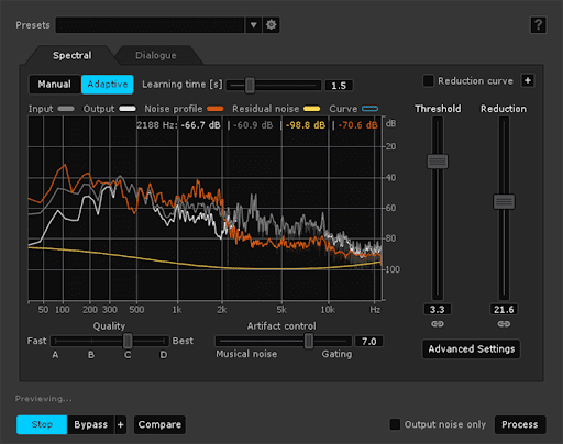 Podcast Plugins: Izotope Denoiser
