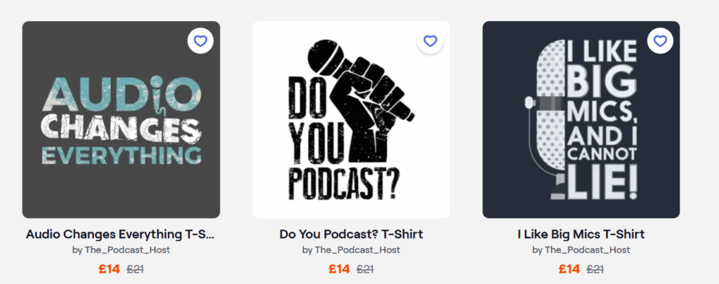 t-shirt gifts for podcasters